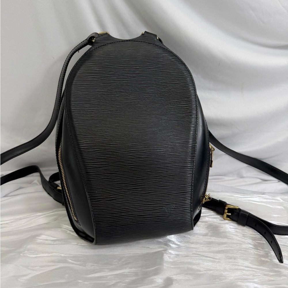 Louis Vuitton Authentic Black Epi Leather Mabillion Backpack Purse - Picture 2 of 14